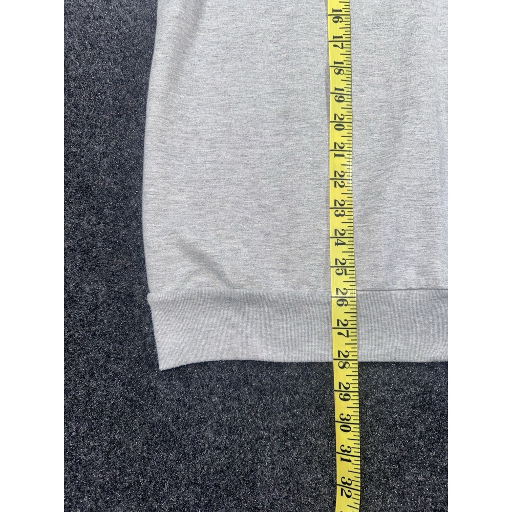 Stanford Graphic Crewneck Sweatshirt Gray Blue Sleeves EST.83 BZ Size Small - Picture 7 of 7